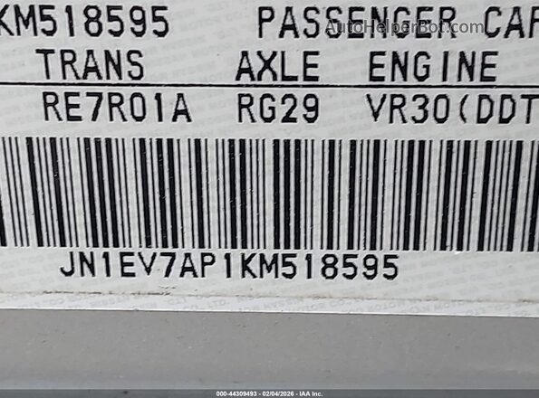 JN1EV7AP1KM518595 2019 INFINITI Q50 Silver 