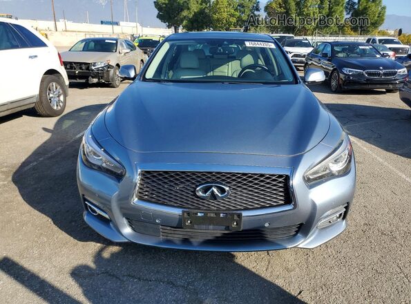 JN1EV7AP2GM305257 2016 INFINITI Q50 Синий Вид спереди