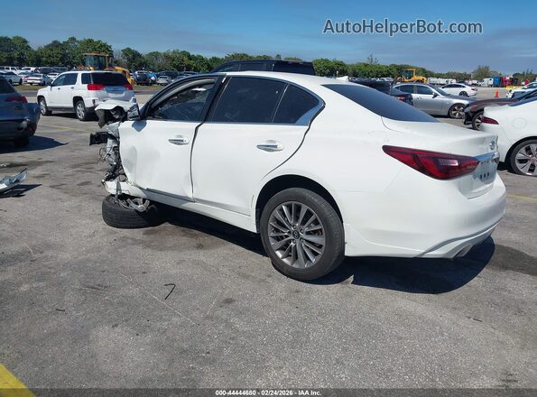 JN1EV7AP2KM541643 2019 INFINITI Q50 White 
