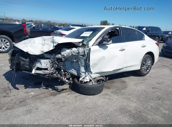 JN1EV7AP2KM541643 2019 INFINITI Q50 White 