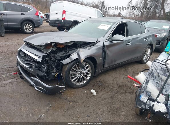 JN1EV7AP6KM516437 2019 INFINITI Q50 Gray 