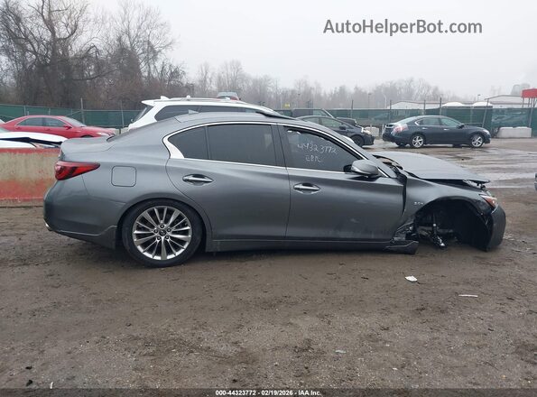 JN1EV7AP6KM516437 2019 INFINITI Q50 Gray 