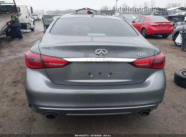JN1EV7AP6KM516437 2019 INFINITI Q50 Gray 