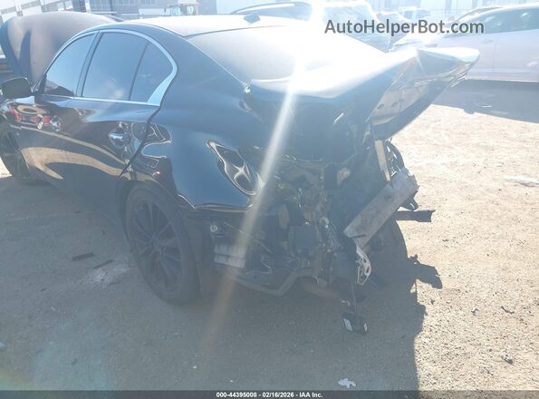 JN1EV7AP9JM355516 2018 INFINITI Q50 Black Widok z przodu
