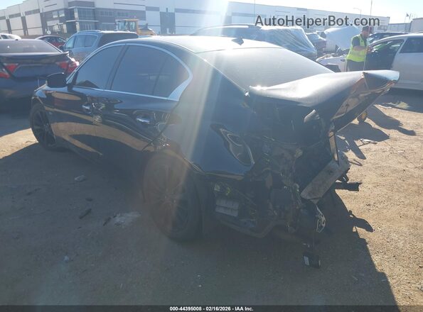 JN1EV7AP9JM355516 2018 INFINITI Q50 Black Tył lewy