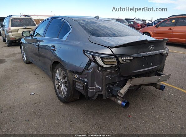 JN1EV7APXKM511936 2019 INFINITI Q50 Gray Trasero izquierdo