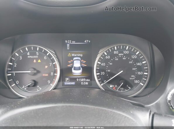 JN1EV7APXKM513170 2019 INFINITI Q50 Black Widok tylnych siedzeń