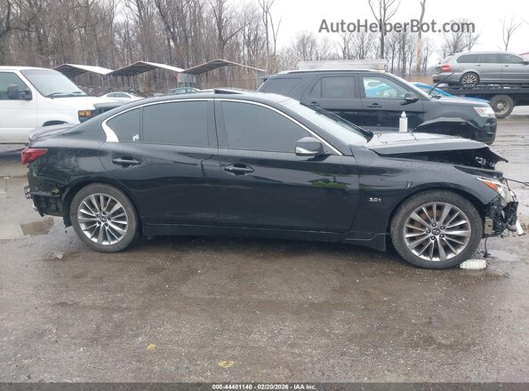 JN1EV7APXKM513170 2019 INFINITI Q50 Black Widok wnętrza z tyłu