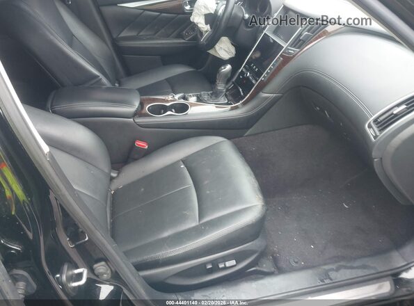JN1EV7APXKM513170 2019 INFINITI Q50 Black Widok wnętrza z przodu