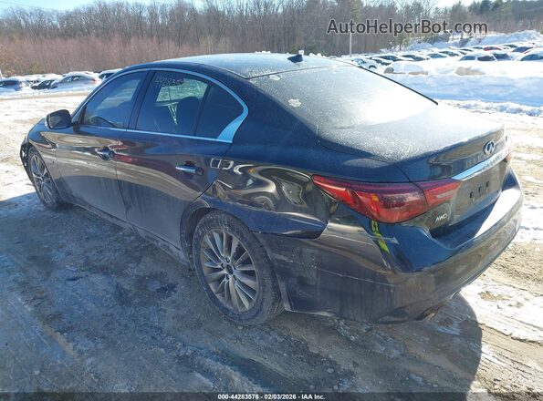 JN1EV7AR2LM250059 2020 INFINITI Q50 Black უკანა მარცხენა