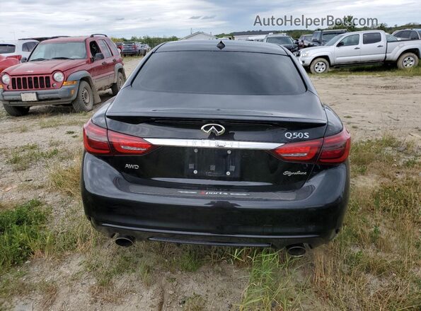 JN1EV7AR2LM252717 2020 INFINITI Q50 Black Հետևի տեսք