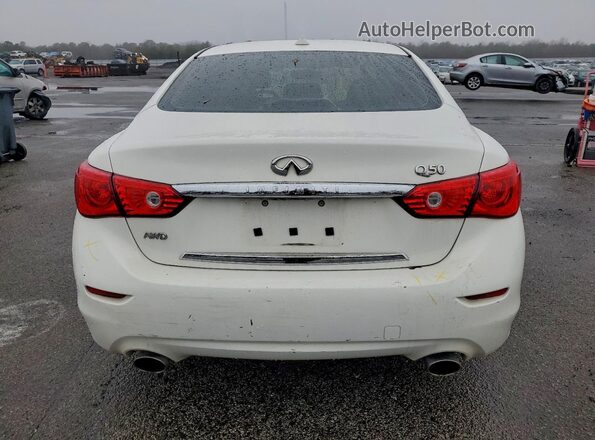 JN1EV7AR5HM835368 2017 INFINITI Q50 White Вид ззаду
