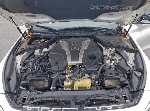 JN1EV7AR5HM835368 2017 INFINITI Q50 White Вид задньої частини салону