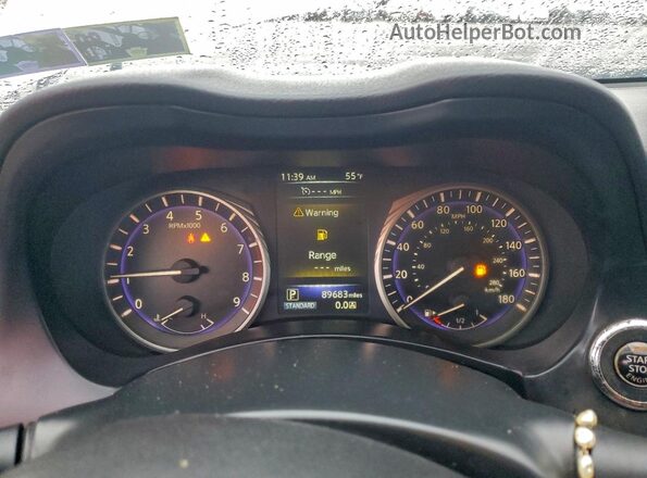JN1EV7AR5HM835368 2017 INFINITI Q50 White Вид щитка приладів