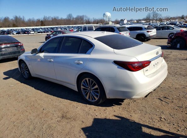 JN1EV7AR7JM445751 2018 INFINITI Q50 Белый Задняя левая четверть