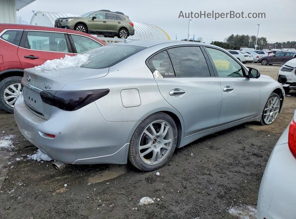 JN1EV7AR9HM836491 2017 INFINITI Q50 Silver Задня права чверть