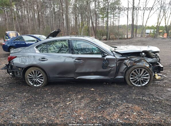 JN1EV7BP3MM703202 2021 INFINITI Q50 Gray Rear interior view