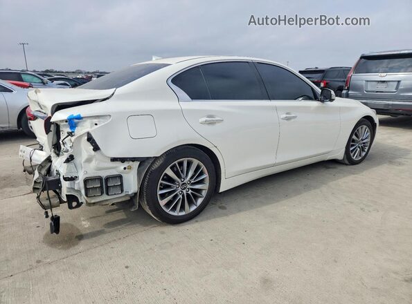 JN1EV7BP3NM310592 2022 INFINITI Q50 White Trasero derecho