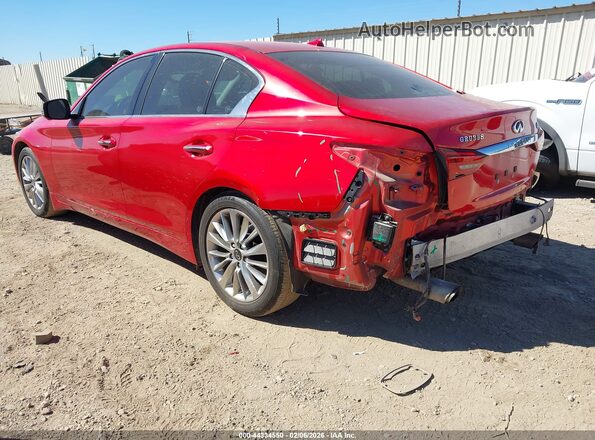 JN1EV7BP8PM511505 2023 INFINITI Q50 Красный Задняя левая четверть
