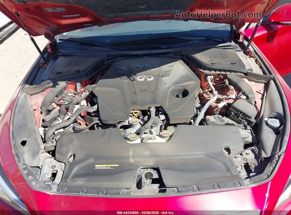 JN1EV7BP8PM511505 2023 INFINITI Q50 Красный Вид сзади