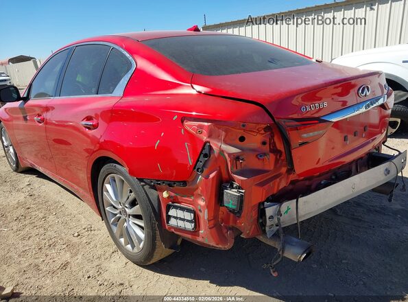 JN1EV7BP8PM511505 2023 INFINITI Q50 Красный Вид спереди