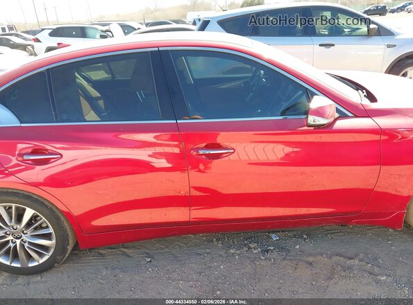 JN1EV7BP8PM511505 2023 INFINITI Q50 Красный Панорамный вид салона 360°
