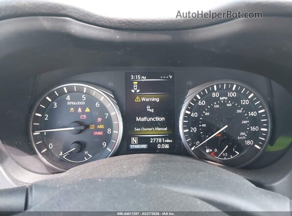 JN1EV7BP8PM512993 2023 INFINITI Q50 Black უკანა სავარძლების ხედი