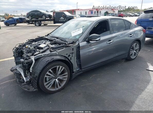 JN1EV7CP2RM601394 2024 INFINITI Q50 Gray Vista tres cuartos delantera izquierda