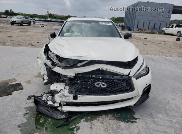 JN1EV7CP4PM510785 2023 INFINITI Q50 White Вид спереду