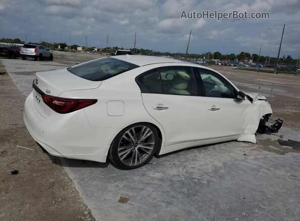 JN1EV7CP4PM510785 2023 INFINITI Q50 White Задня права чверть