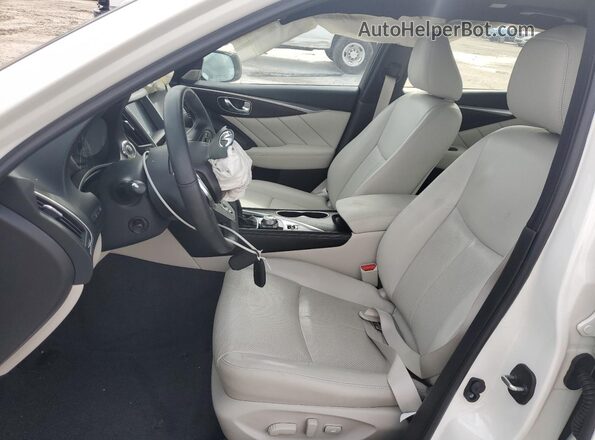JN1EV7CP4PM510785 2023 INFINITI Q50 White Вид салону спереду