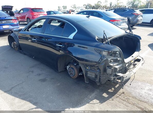 JN1EV7CPXMM706113 2021 INFINITI Q50 Черный Задняя левая четверть