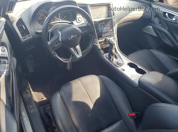 JN1EV7EL0LM380752 2020 INFINITI Q60 Black Вид панелі приладів