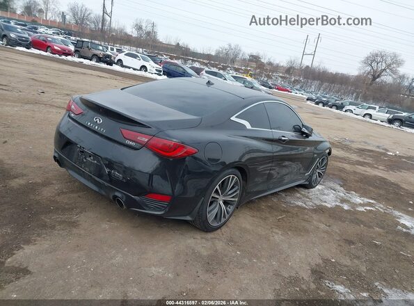 JN1EV7EL2KM290307 2019 INFINITI Q60 Черный Задняя правая четверть