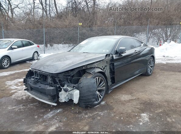 JN1EV7EL2KM290307 2019 INFINITI Q60 Черный Вид спереди