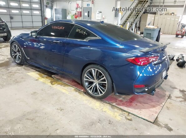 JN1EV7ELXHM554463 2017 INFINITI Q60 Blue უკანა მარცხენა