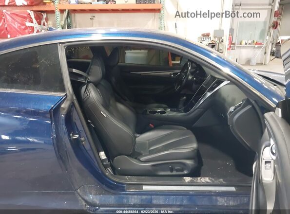 JN1EV7ELXHM554463 2017 INFINITI Q60 Blue წინა სალონის ხედი