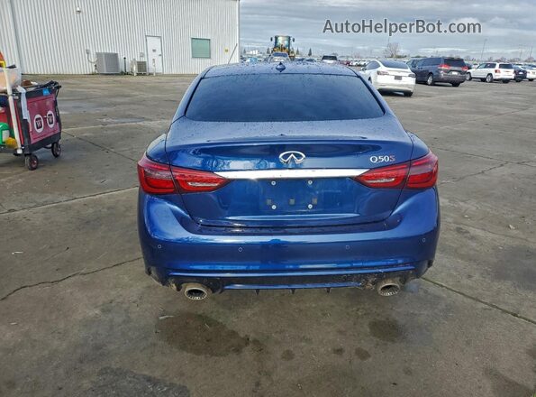 JN1FV7AP1KM760355 2019 INFINITI Q50 Blue 