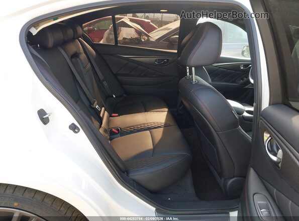 JN1FV7DP1RM660570 2024 INFINITI Q50 White Vista de la etiqueta del VIN