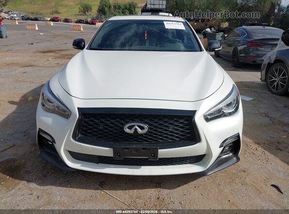 JN1FV7DP1RM660570 2024 INFINITI Q50 White Vista del cuadro de instrumentos