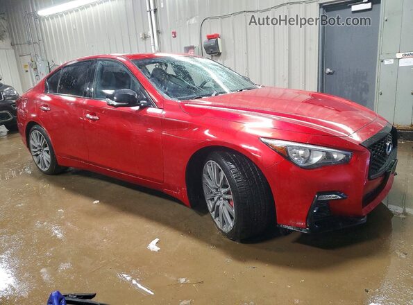 JN1FV7DR1MM880043 2021 INFINITI Q50 Red Przód prawy