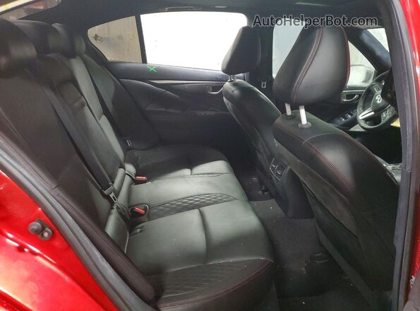 JN1FV7DR1MM880043 2021 INFINITI Q50 Red Widok tylnych siedzeń