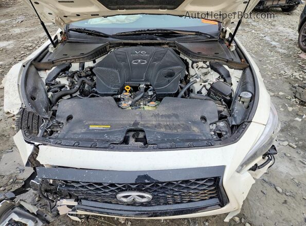 JN1FV7DR2PM590043 2023 INFINITI Q50 White უკანა სალონის ხედი