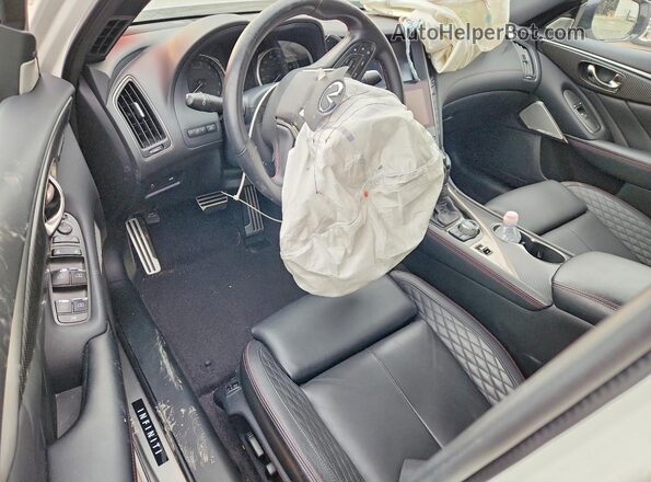 JN1FV7DR2PM590043 2023 INFINITI Q50 White წინა პანელის ხედი