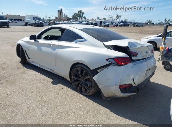 JN1FV7LK3MM530210 2021 INFINITI Q60 White უკანა მარცხენა