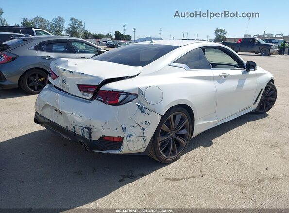 JN1FV7LK3MM530210 2021 INFINITI Q60 White უკანა მარჯვენა