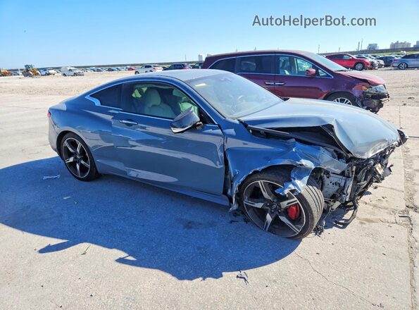JN1FV7LL1MM560413 2021 INFINITI Q60 Teal Առջևի աջ