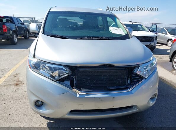 JN8AE2KP1H9168415 2017 NISSAN QUEST Серебряный Вид задней части салона