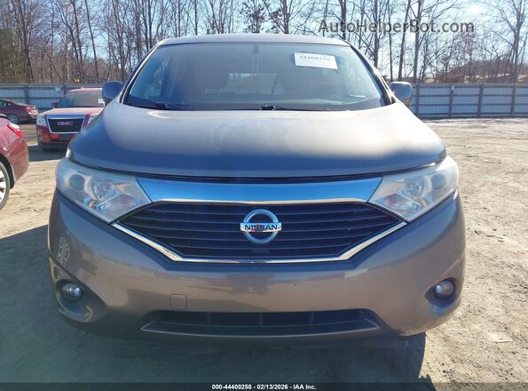 JN8AE2KP3G9155809 2016 NISSAN QUEST Gray წინა ხედი