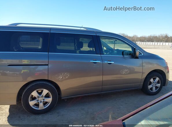 JN8AE2KP3G9155809 2016 NISSAN QUEST Gray უკანა სალონის ხედი